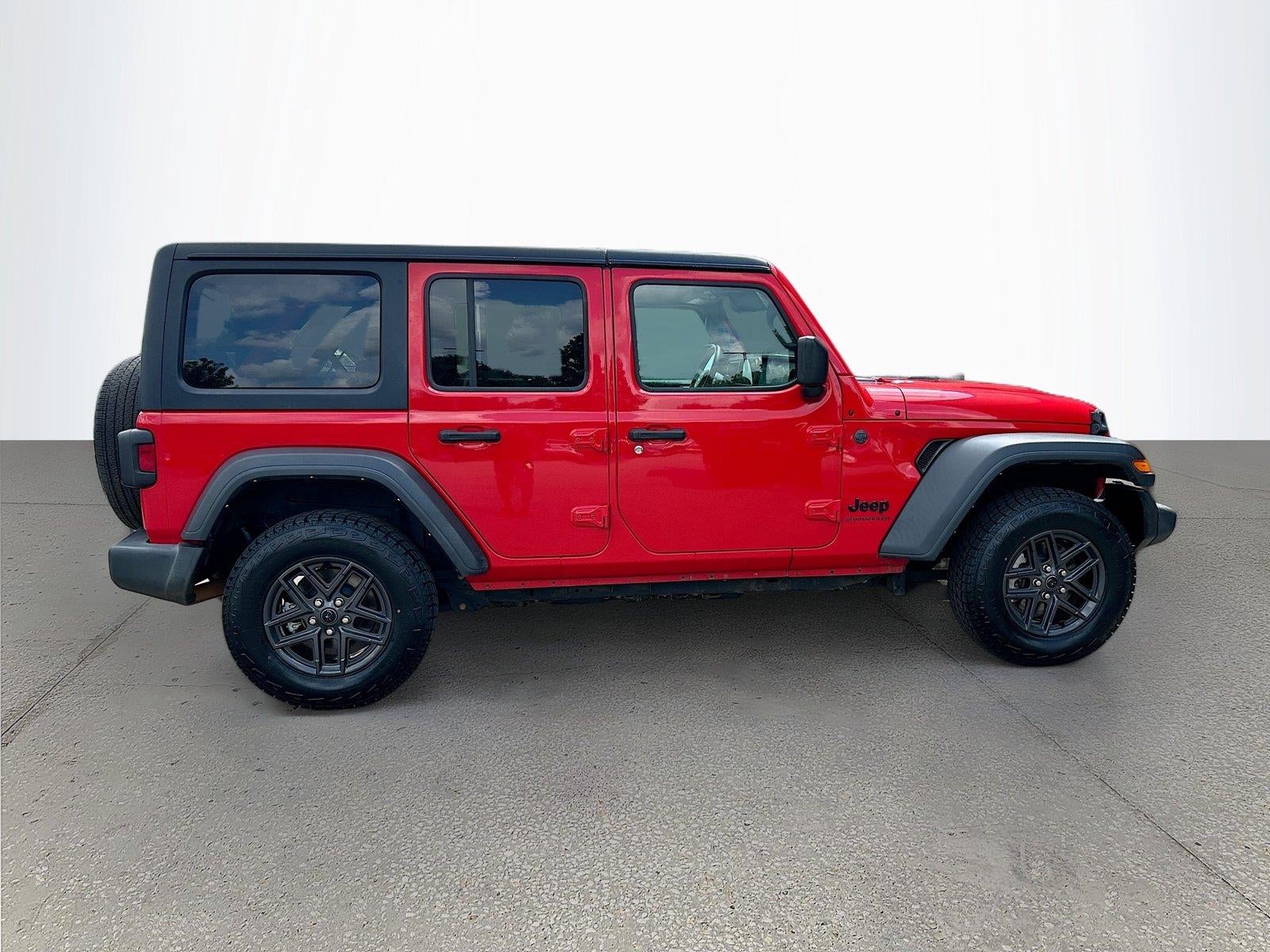 2024 Jeep Wrangler — rear three-quarter view