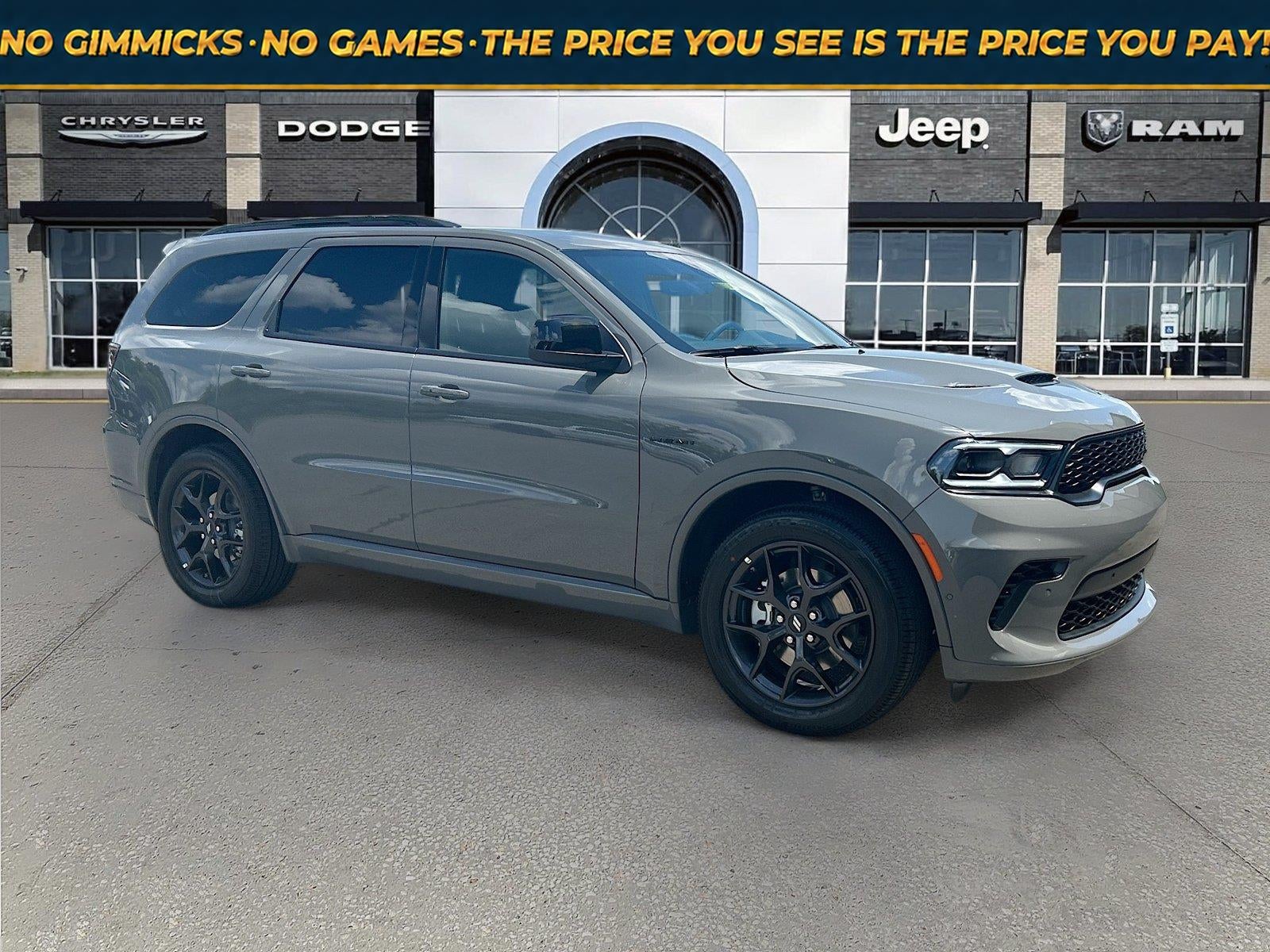 2026 Dodge Durango DURANGO GT AWD HEMI V8 in Destroyer Gray Clear-Coat Exterior Paint — front three-quarter view