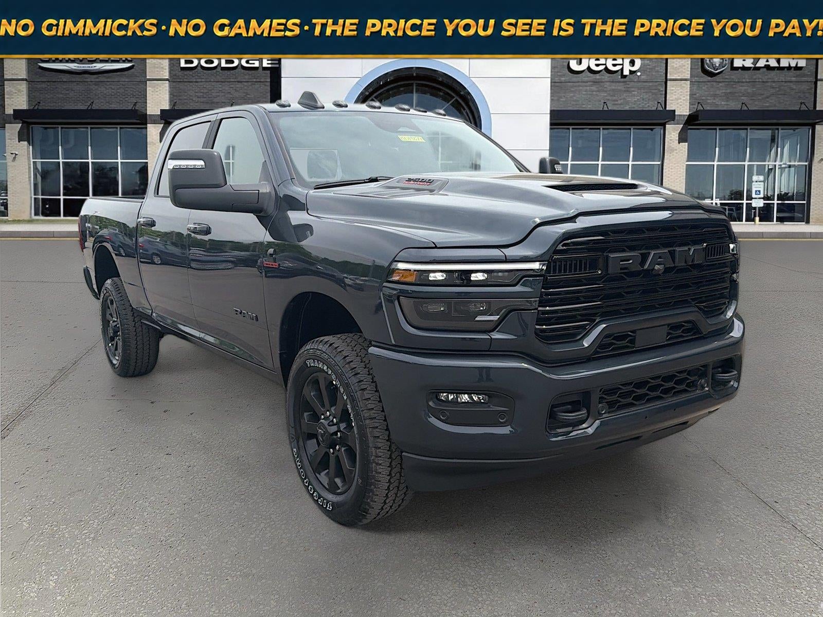 2026 RAM Ram 2500 RAM 2500 LARAMIE CREW CAB 4X4 6'4' BOX in Forged Blue Metallic Exterior Paint — front three-quarter view