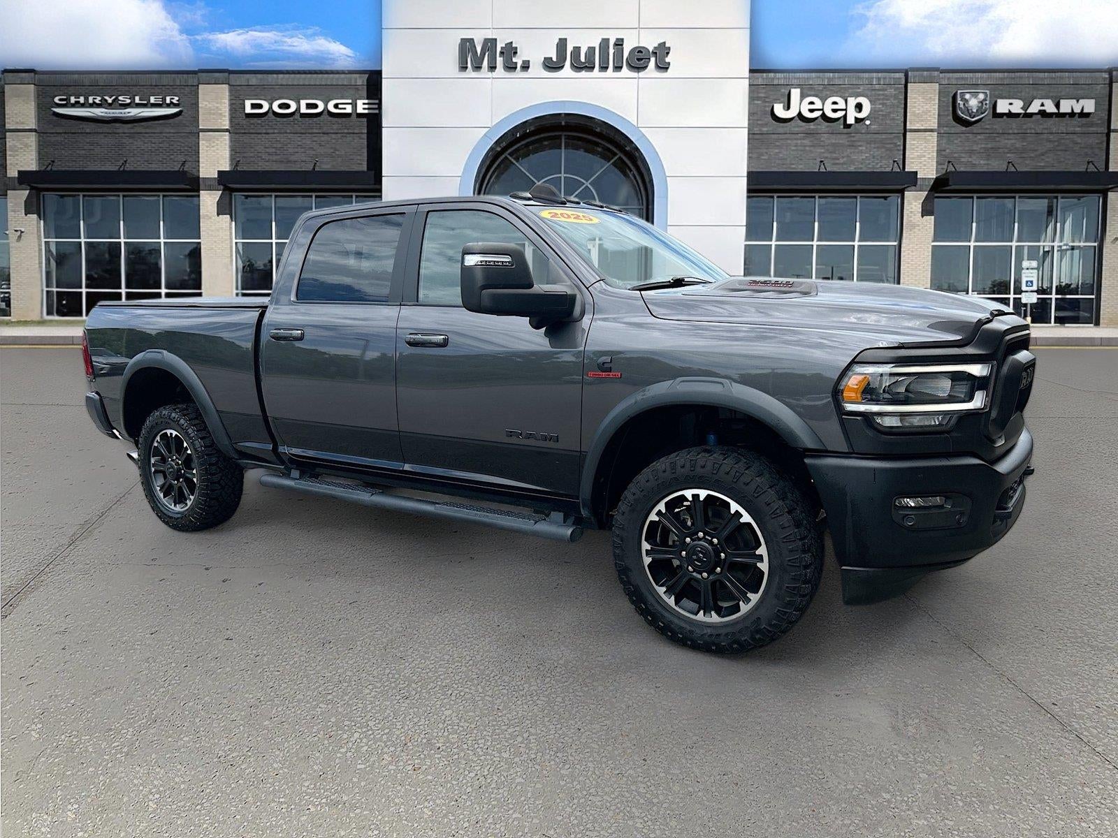 2023 RAM 2500 Power Wagon Rebel Crew Cab 4x4 6'4' Box in Granite Crystal Metallic Clearcoat — front three-quarter view