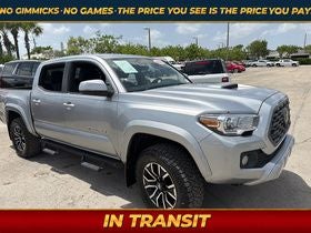 2023 Toyota Tacoma TRD Sport V6 in Celestial Silver Metallic — front three-quarter view