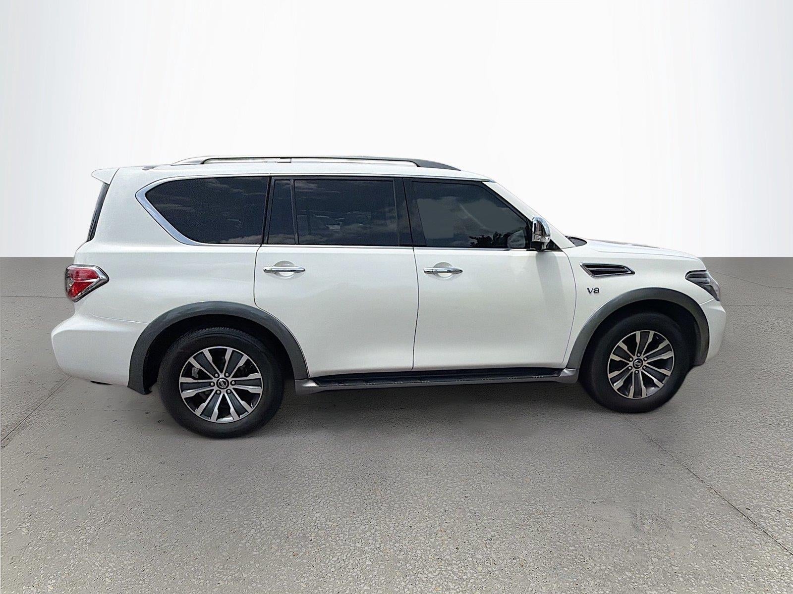 2017 Nissan Armada — rear three-quarter view